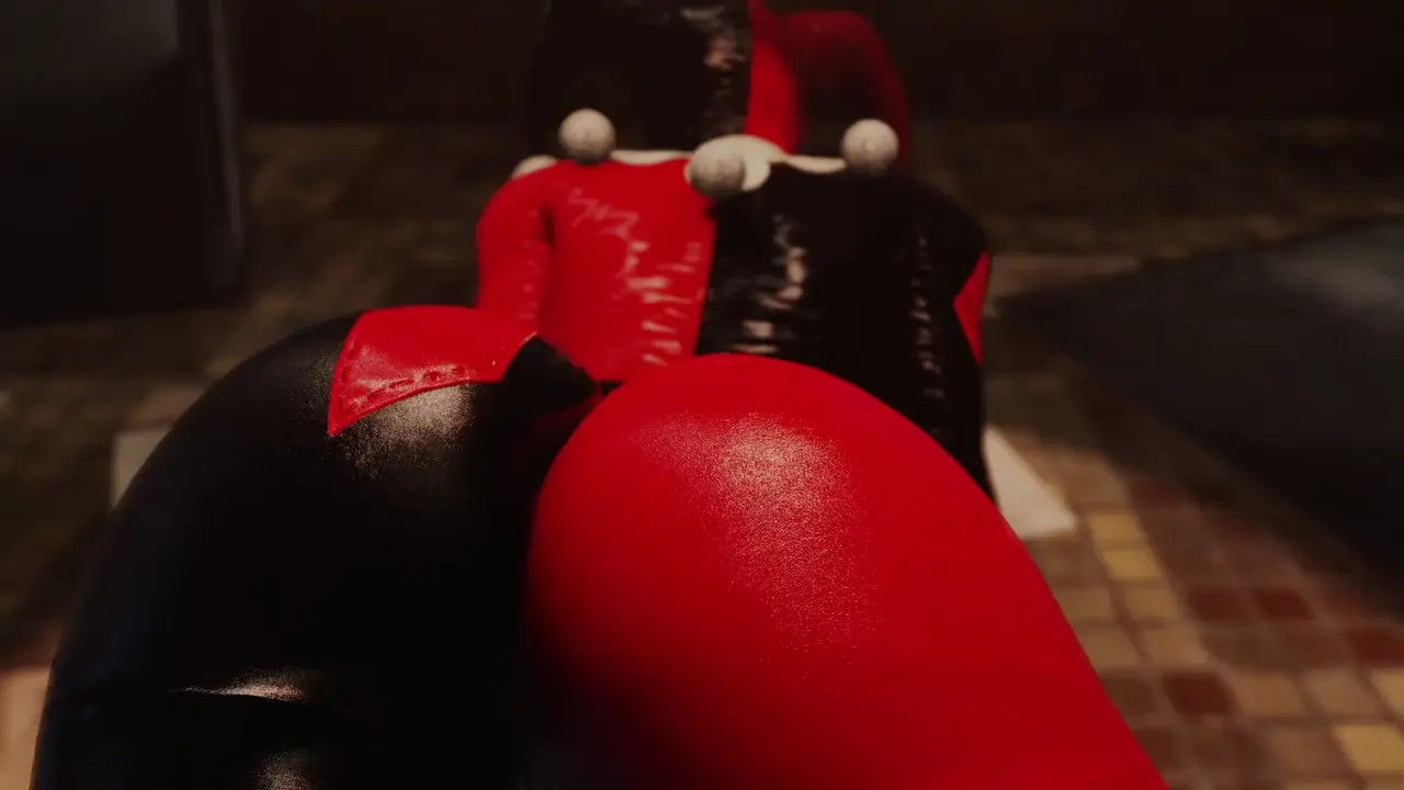 [Kishi3D] Harley twerking on the floor