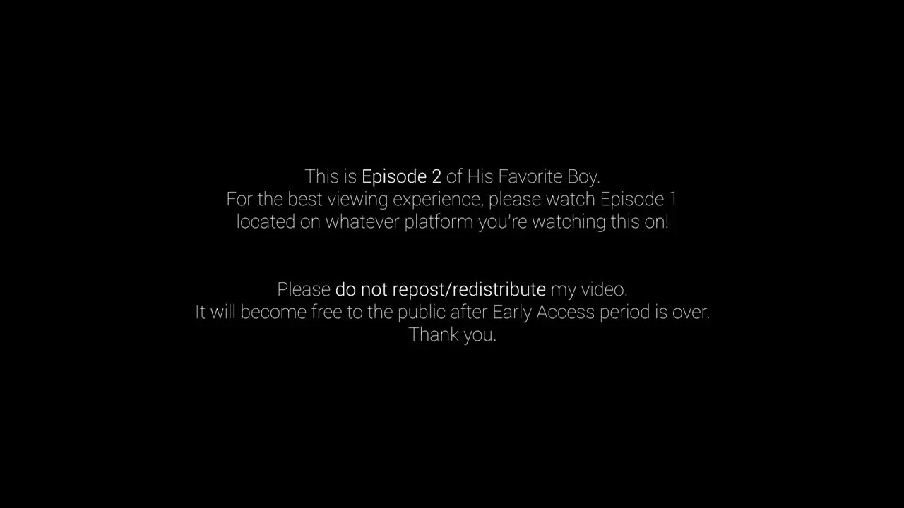 His Favorite Boy - EPISODE 2