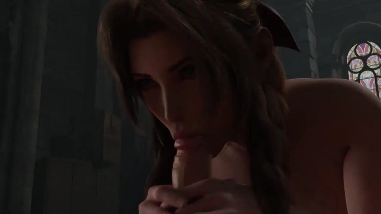 Cloud and Aerith coupling. [Teehee3D]