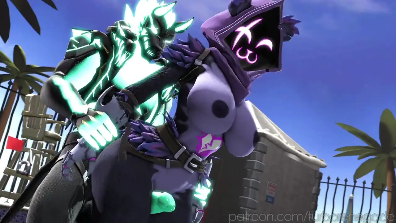 Cerberus and raven at the pool full video