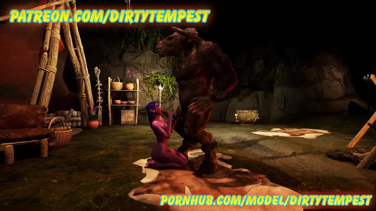 tauren and night elf handjob