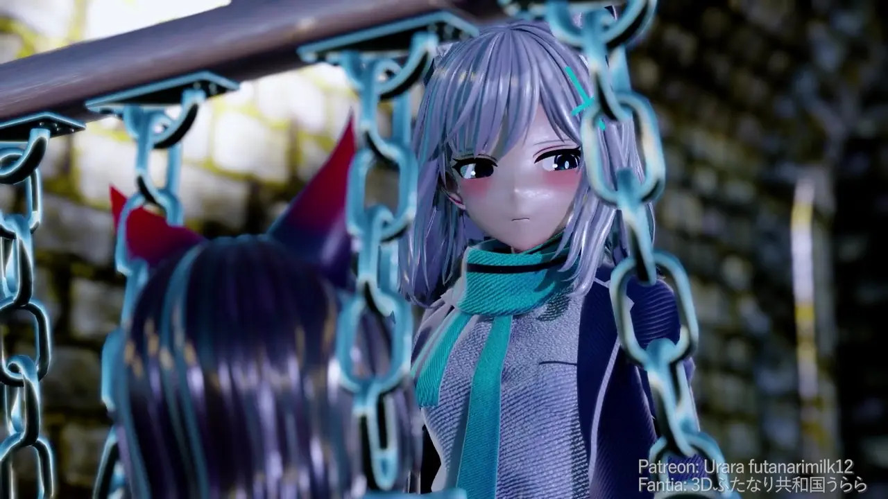 Futanari girl challenges her sleeping rival to an ejaculation