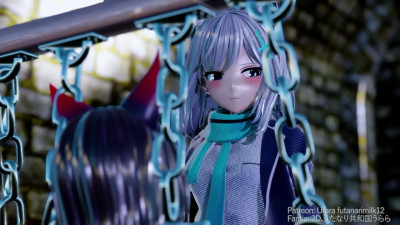 Futanari girl challenges her sleeping rival to an ejaculation