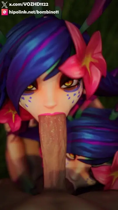 Neeko double blowjob