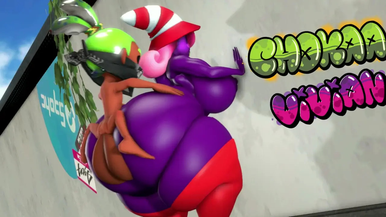 Inkling Boy fucks Vivian from behind