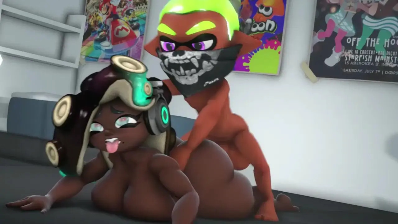 Inkling Boy fucks Marina in Bedroom