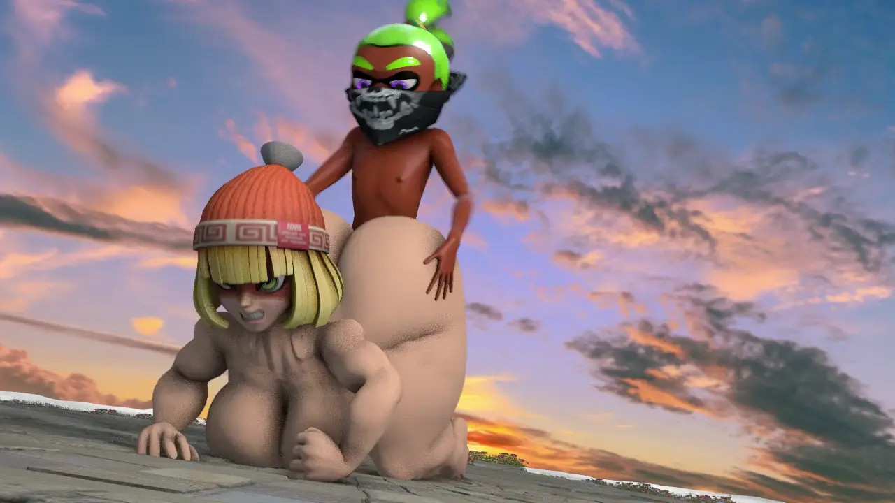 Inkling Boy fucks Min Min in Super Smash Brothers