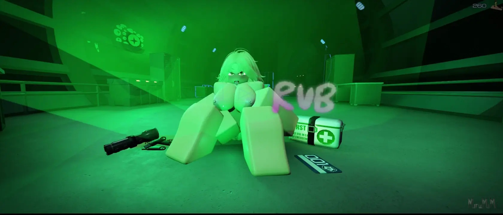 girl masturbates in Roblox pressure (mirumimi)