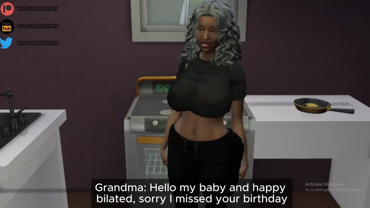 POUNDING MY GRANDMA FOR MY BIRTHDAY