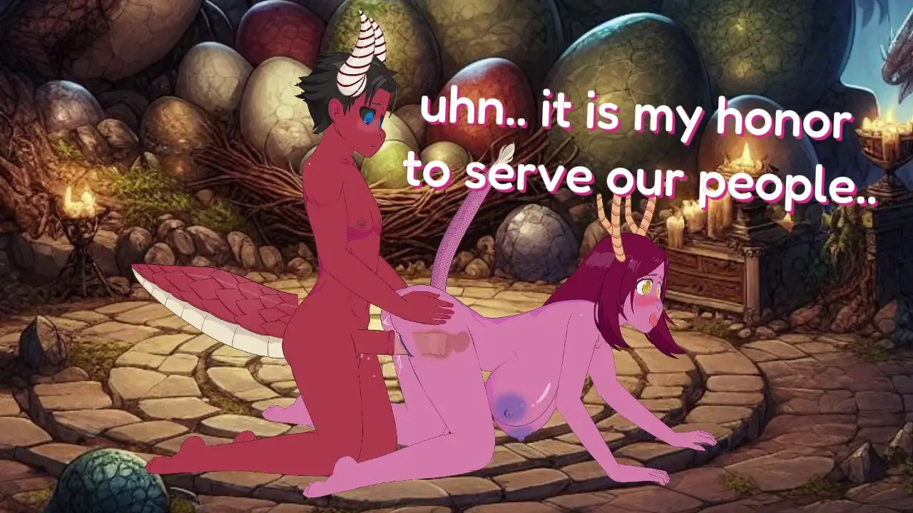 Impregnating the queen (Lust's Cupid)