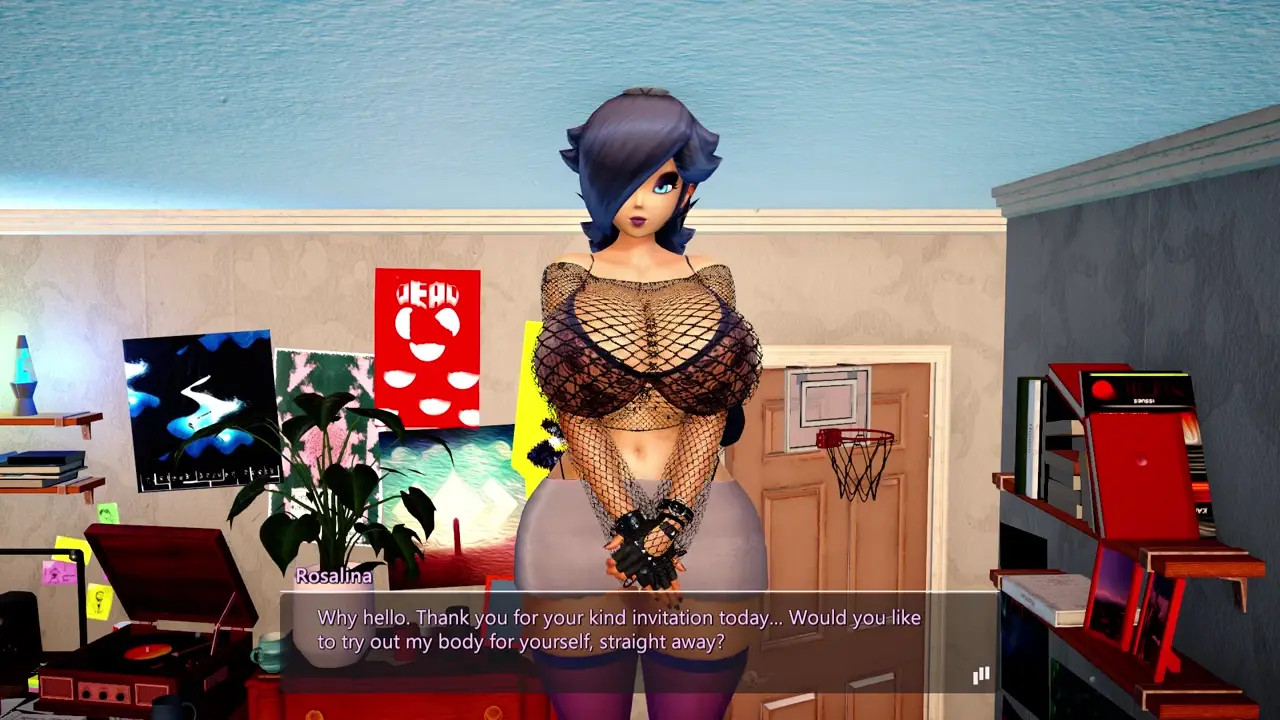 Fucking My Goth GF Rosalina