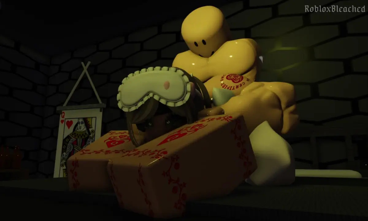 Headless girl got bleached