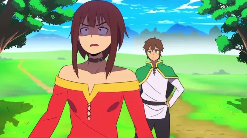 Megumin x Kazuma no dialogue