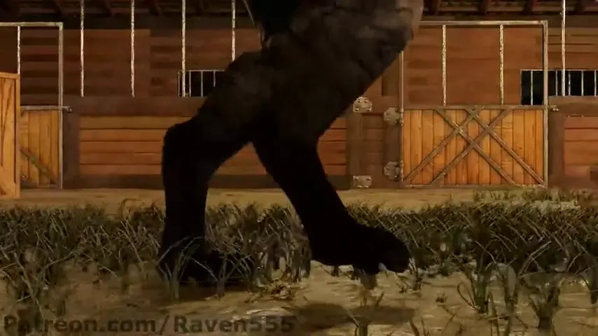 Dragon on Gryphon Stall no Crunch - (Raven555)