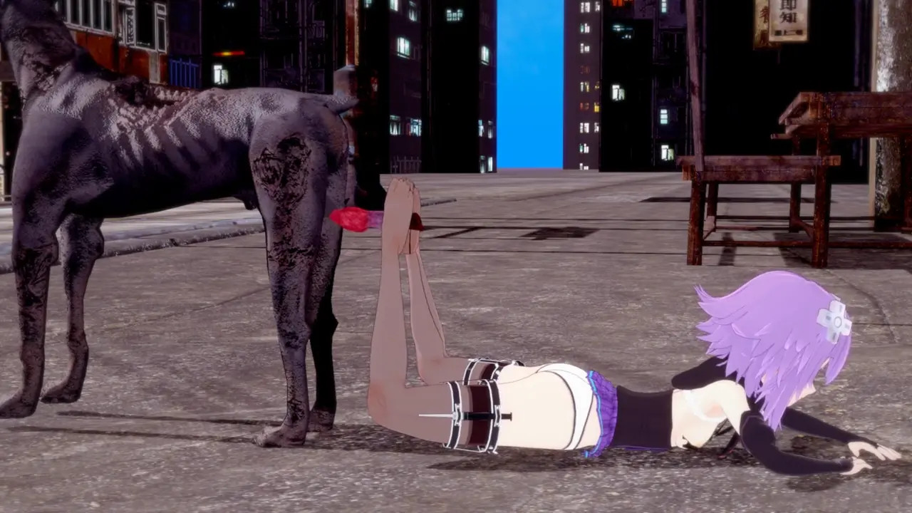 Neptune x dog: footjob