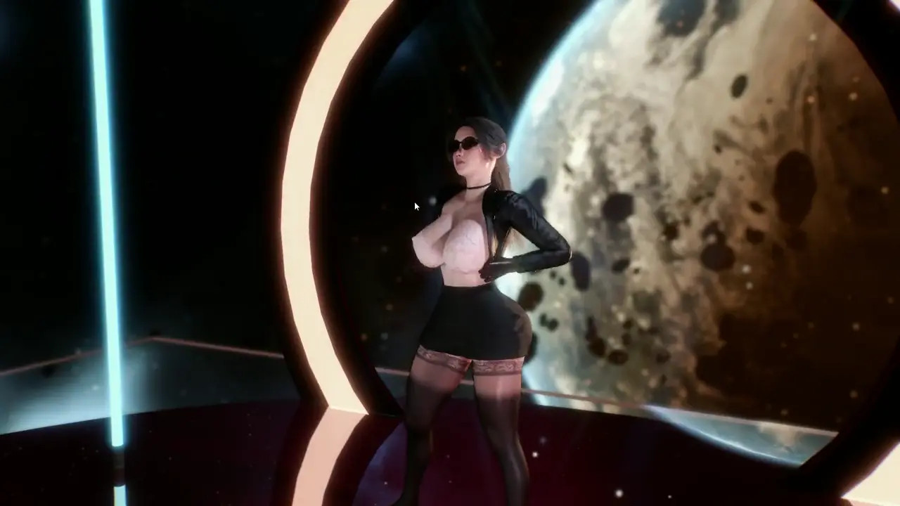 Sexy lady cover dance 3D