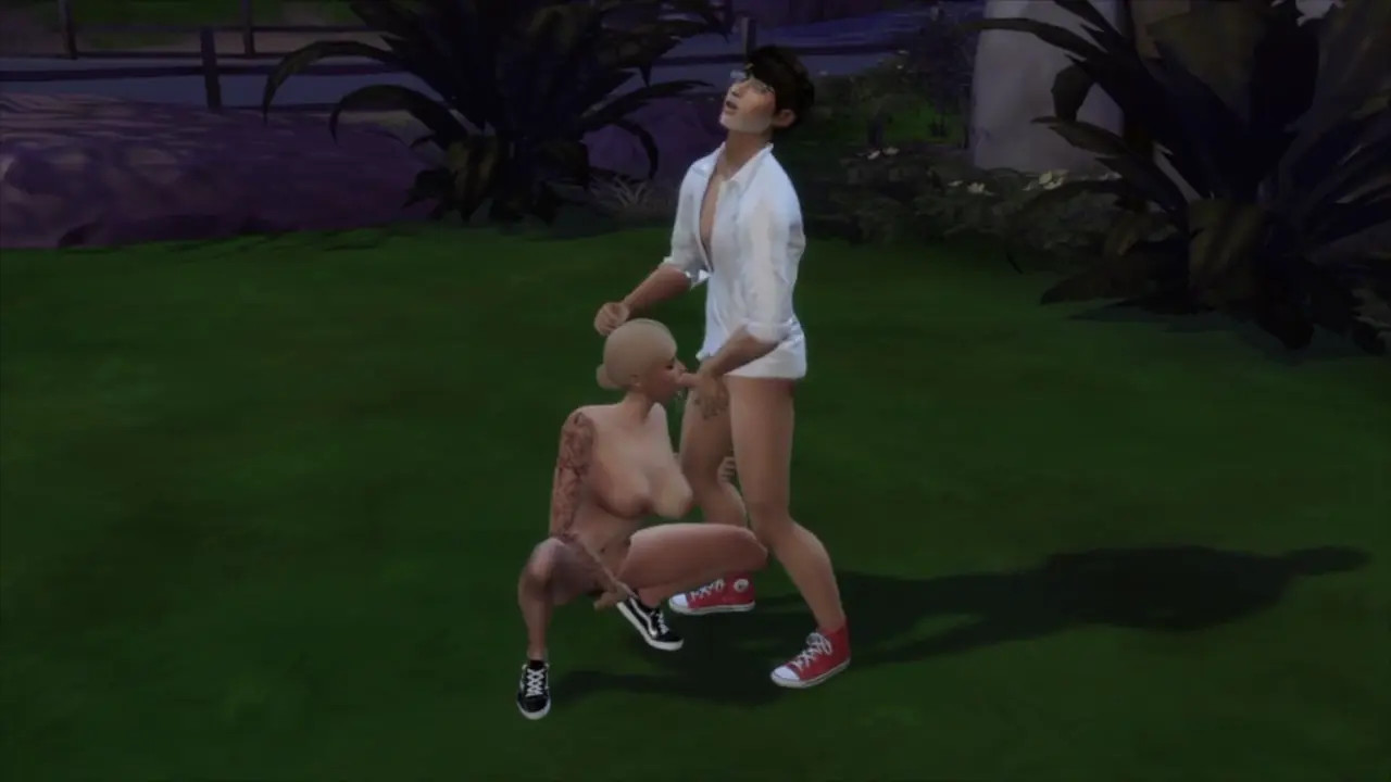 Dylan Skye fucked in Magnolia Park at Night