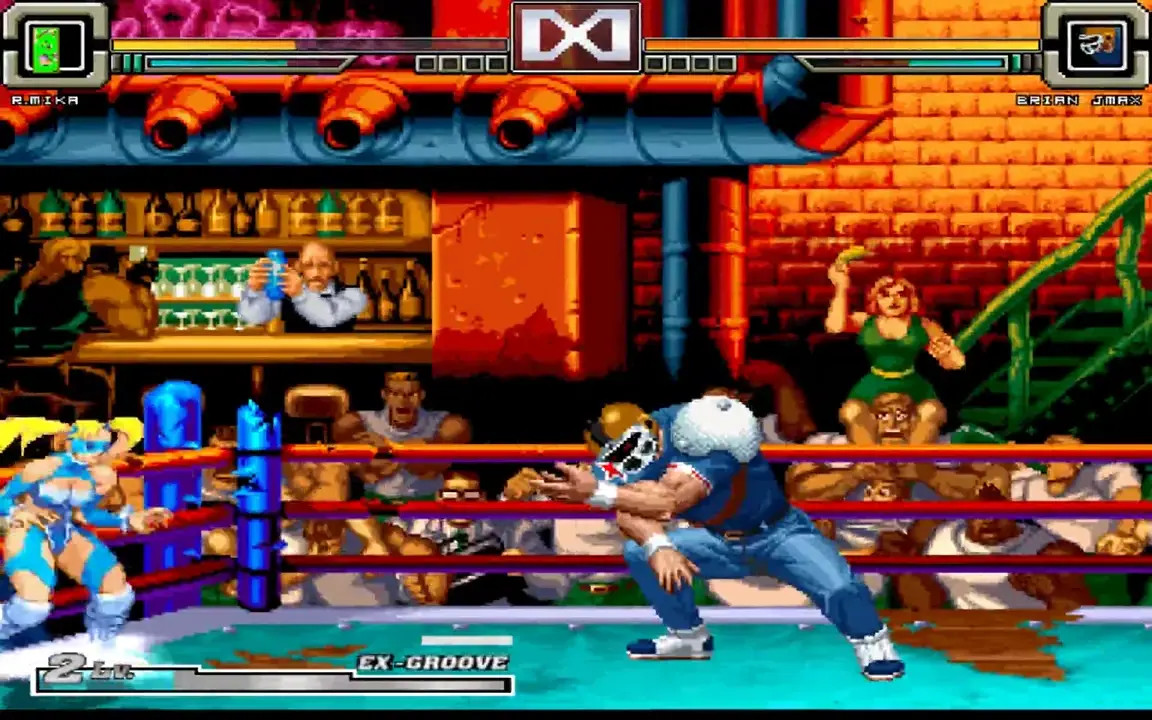 Terry & Brian vs Chun-Li & R. Mika (gettag)