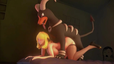 Cynthia x Houndoom - Part 02 - darkBleed
