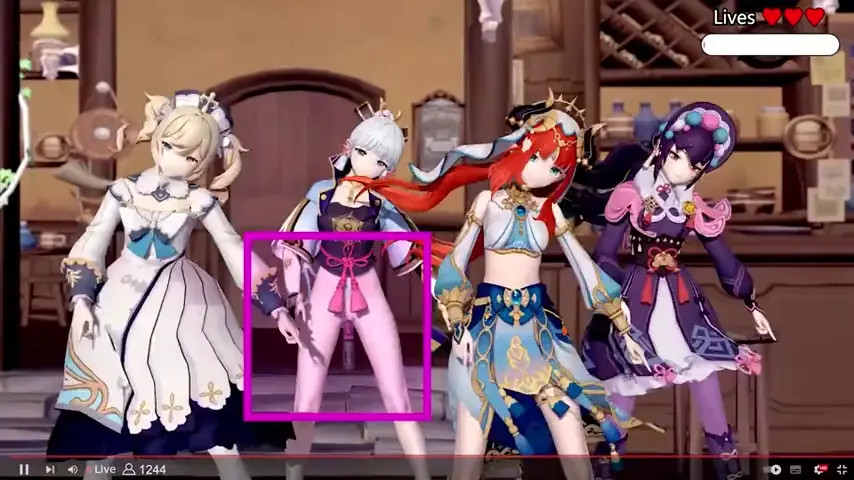 Teyvat Idols Punishment Game