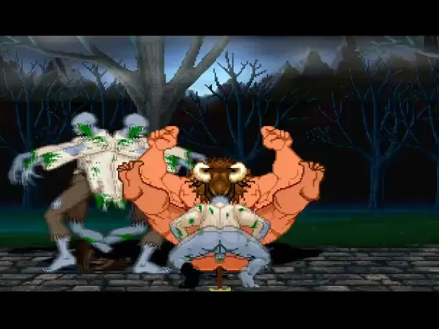 Minotaur fucked by Zombies