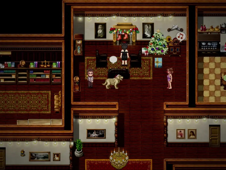 bones martha dog christmas mod