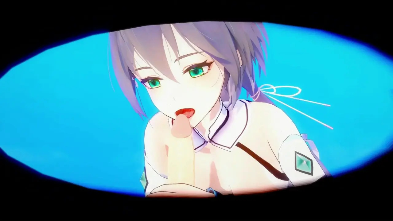 Luo Tianyi Vocaloid Blowjob and Sex Hentai Creampie MMD 3D Clear Blue Eyes