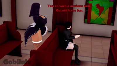 NTR: Femboy nun