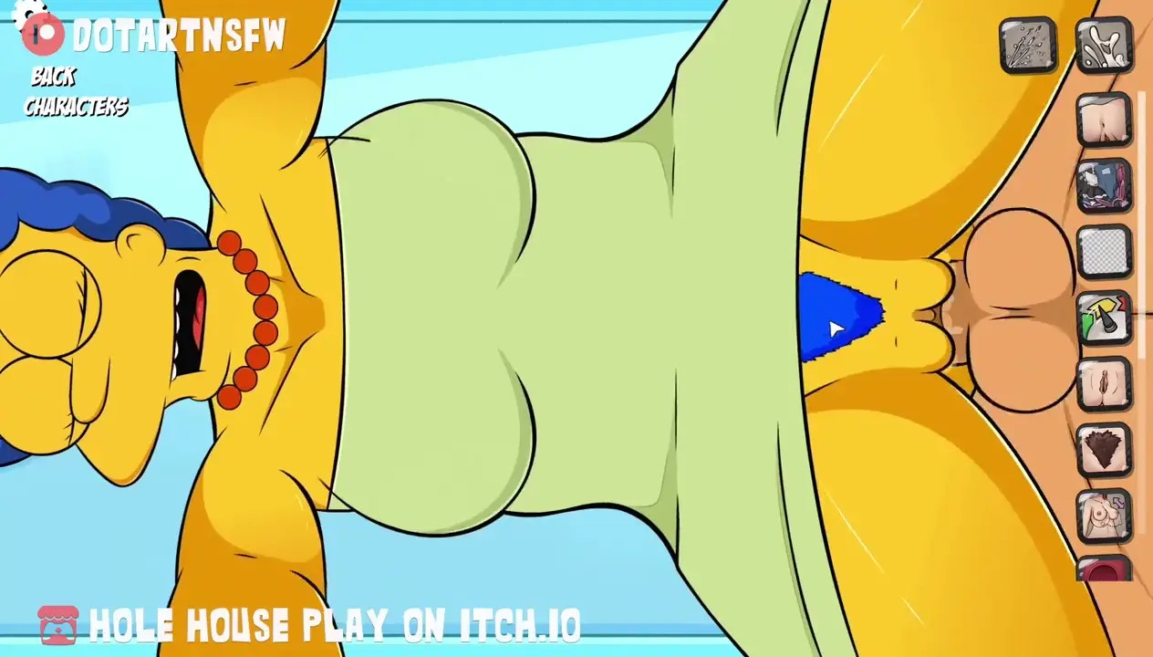 Marge Simpson Dripping Creampie - Hole House