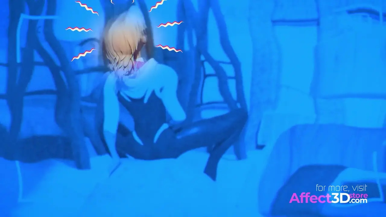 In Spider's Web - 3D Animation Superhero Porn