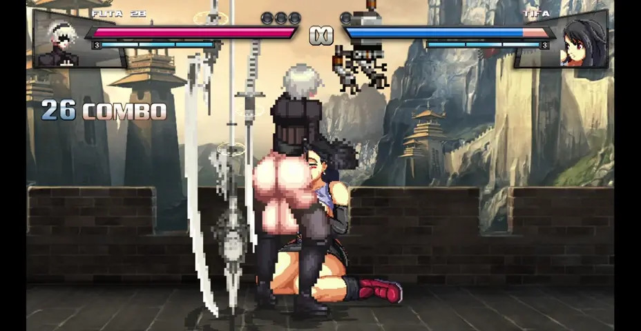 2B fucks Tifa Lockhart