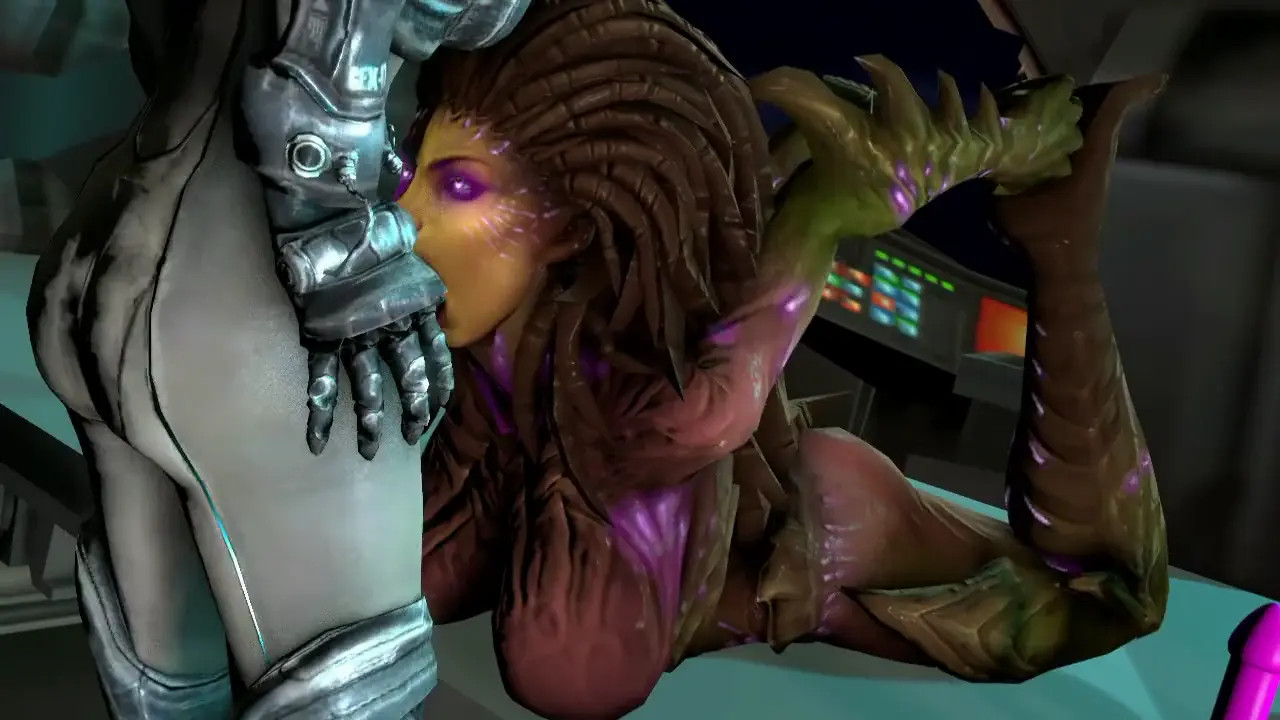 sarah kerrigan sucks robotic cock