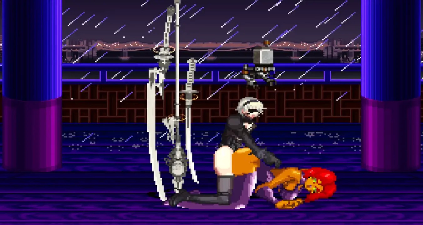 [HENTAI MUGEN] Futa 2b Showcase