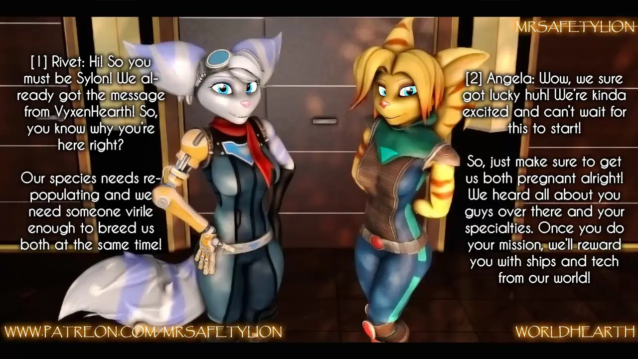 Rivet and Angela Cross repolulate their race ina Club (Mrsafetylion)
