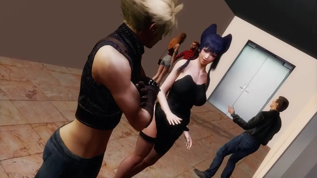 Nyotengu x Cloud Temptation in the Elevator