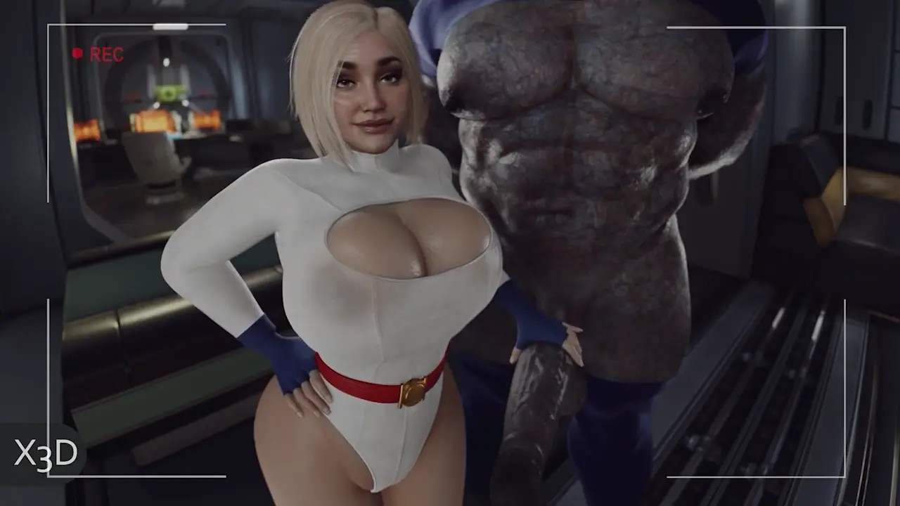 Power Girl X Darkseid [X3D] w/ added Darkseid voice