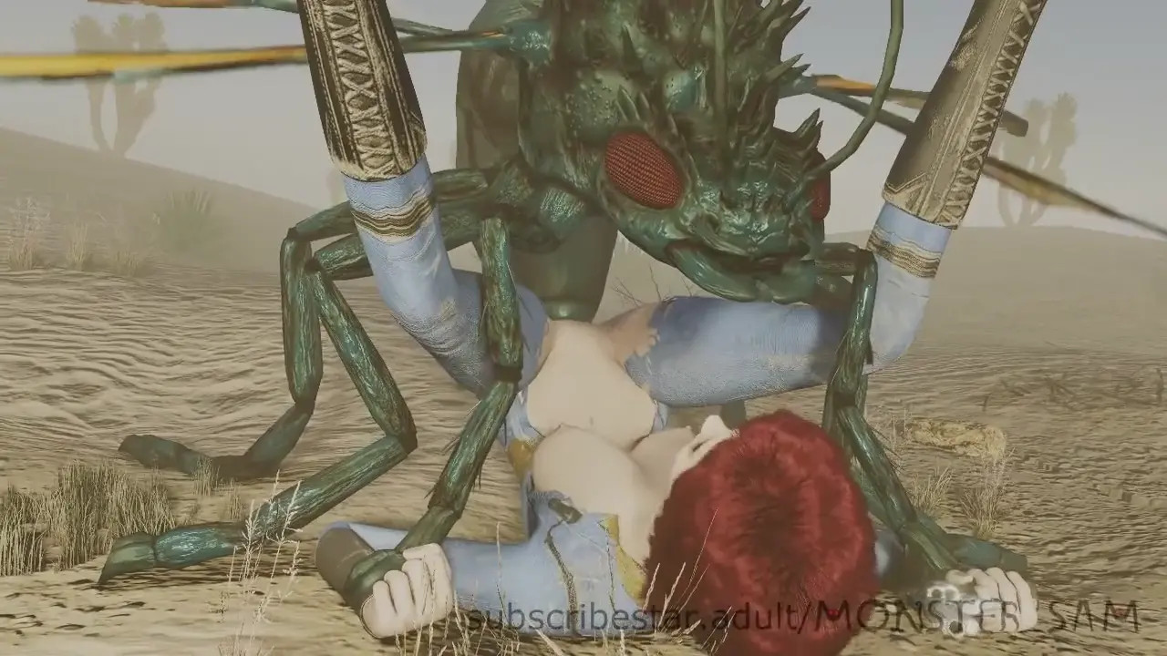 Monster-sam- Cazador x Girl