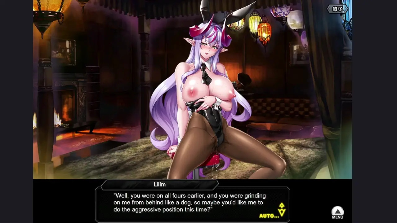 [Bunny] Awakened Lilim H-scene 02 (Taimanin RPGX ENG MTL)