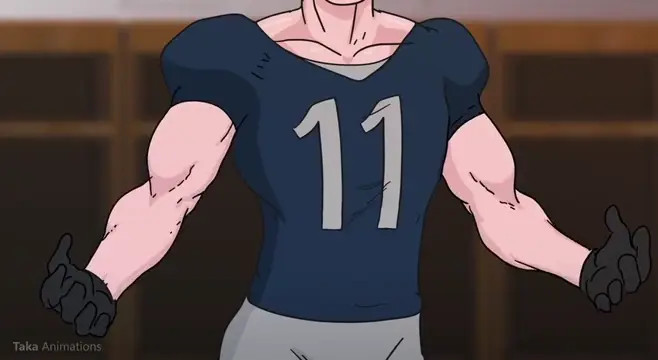 Football Player Muscle Growth