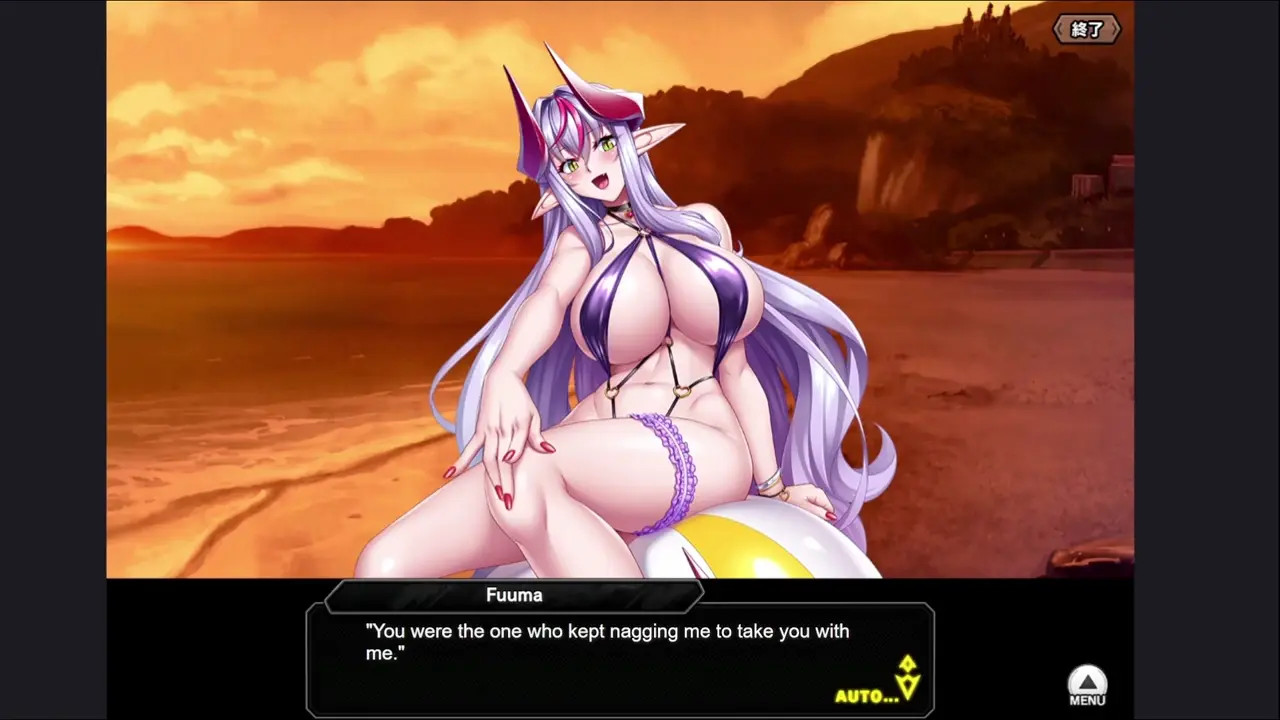 [Nagisa no Maou Musume] Awakened Lilim H-scene 01 (Taimanin RPGX ENG MTL)