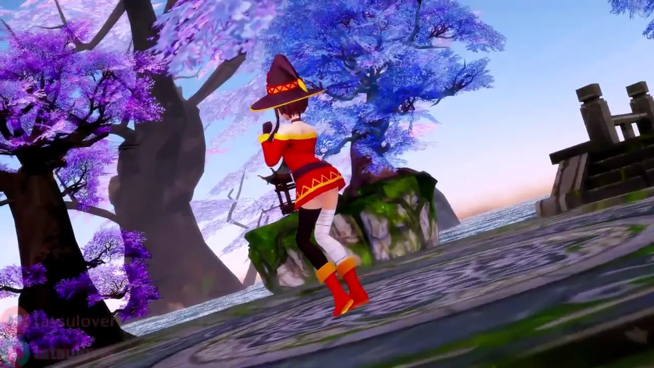 【R-18 MMD】 AOA - Еxcuse me - Megumin