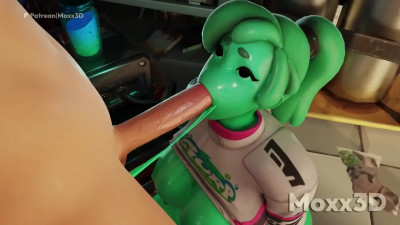 Ella Slurp Blowjob/Paizuri [Moxx3D]