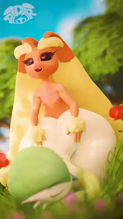 Lopunny gives gardevoir the doggy style