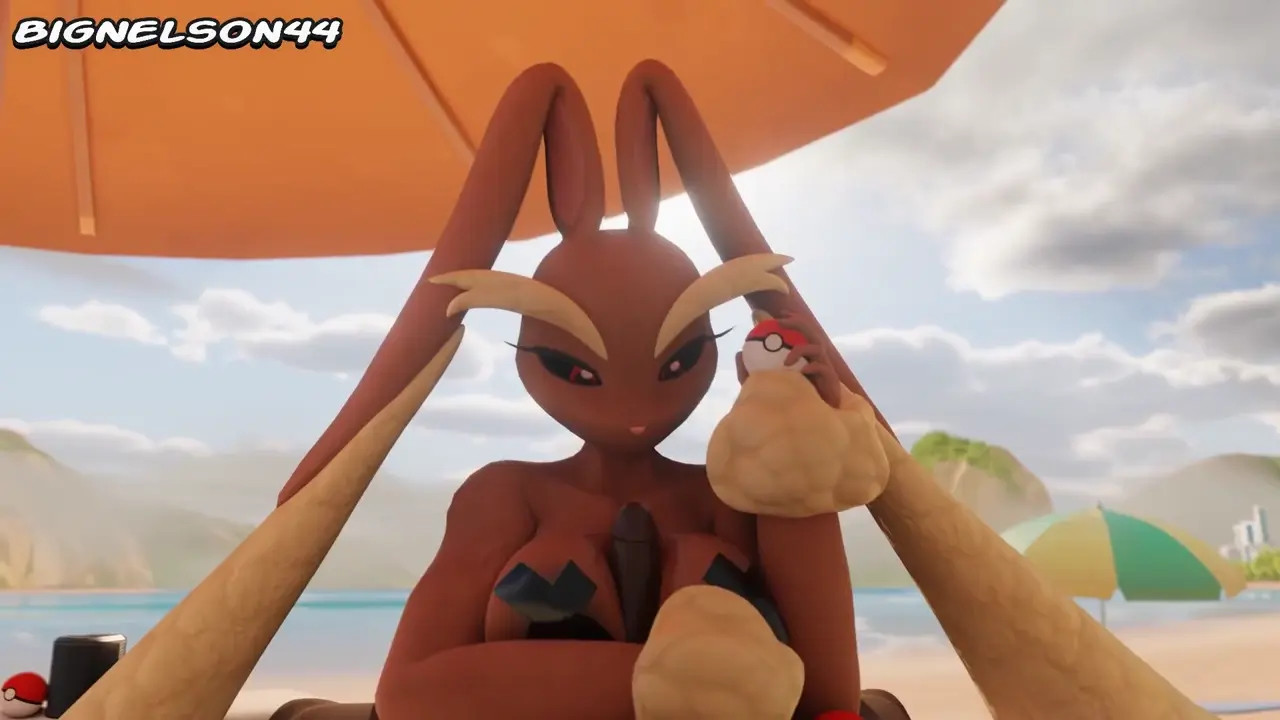 Beach day with lopunny