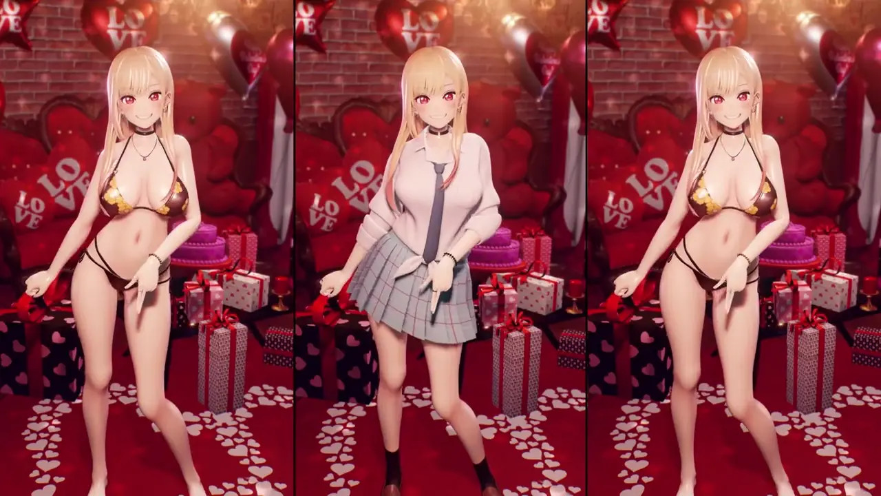 "Two Face" Kitagawa Marin MMD - by Ngon (Added Sounds)