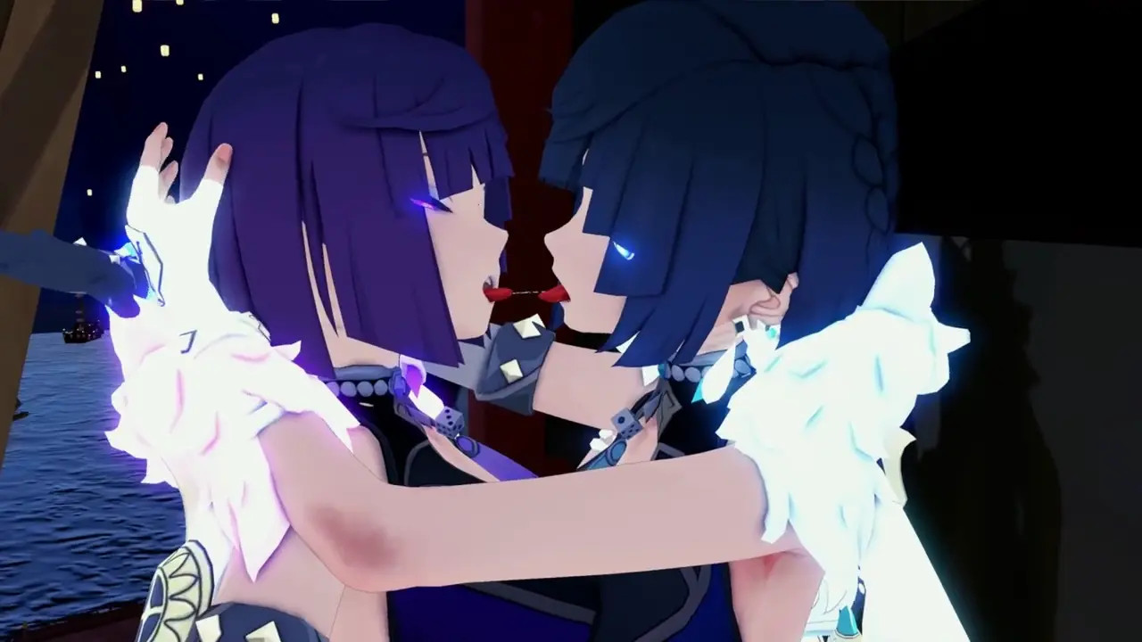 Yelan (Hydro) x Yelan (Electro) Futa x Futa (Full Version) [No Audio]