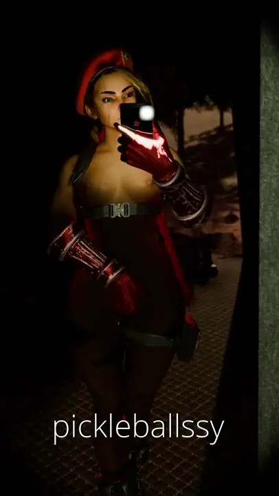 cammy squirting in front of a mirror