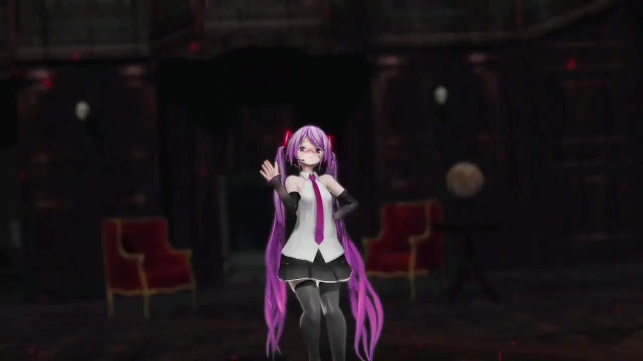 Miku Hatsune Undress Dance Hentai Vocaloid Reversible Campaign Song MMD 3D Pink Hair