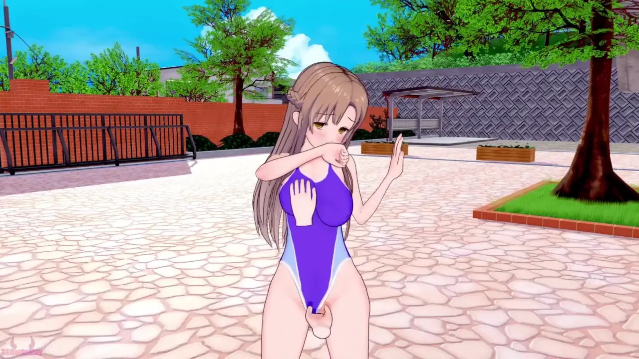 Sword Art Online - Asuna Does Doggy and gets Penetrated