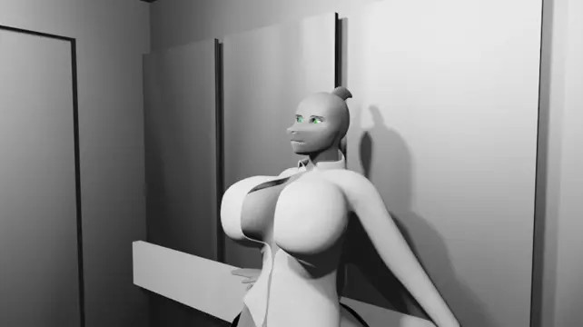 Shark Girl Elevator Inflation